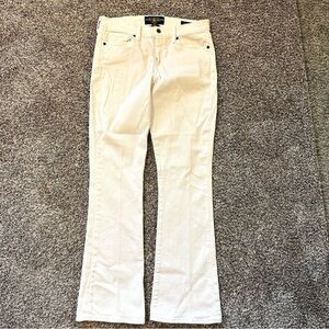 Lucky Brand White Sophia Boot Jeans. Size 10/30